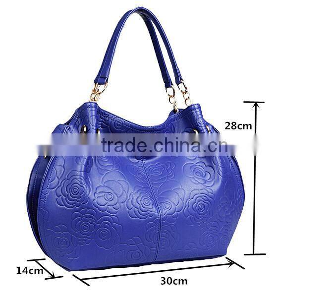 Soft Rose Tote Bag Metal Chain Connected Shoulder Strap Famous Designer Handbag