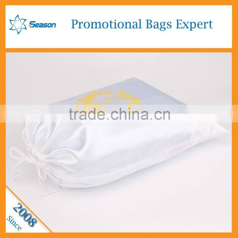 Custom logo design drawstring backpack school bag