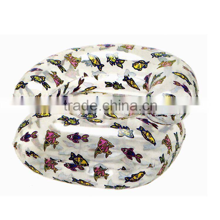 giant inflatable outdoor sofa and seat,fish pattern lounge sofa
