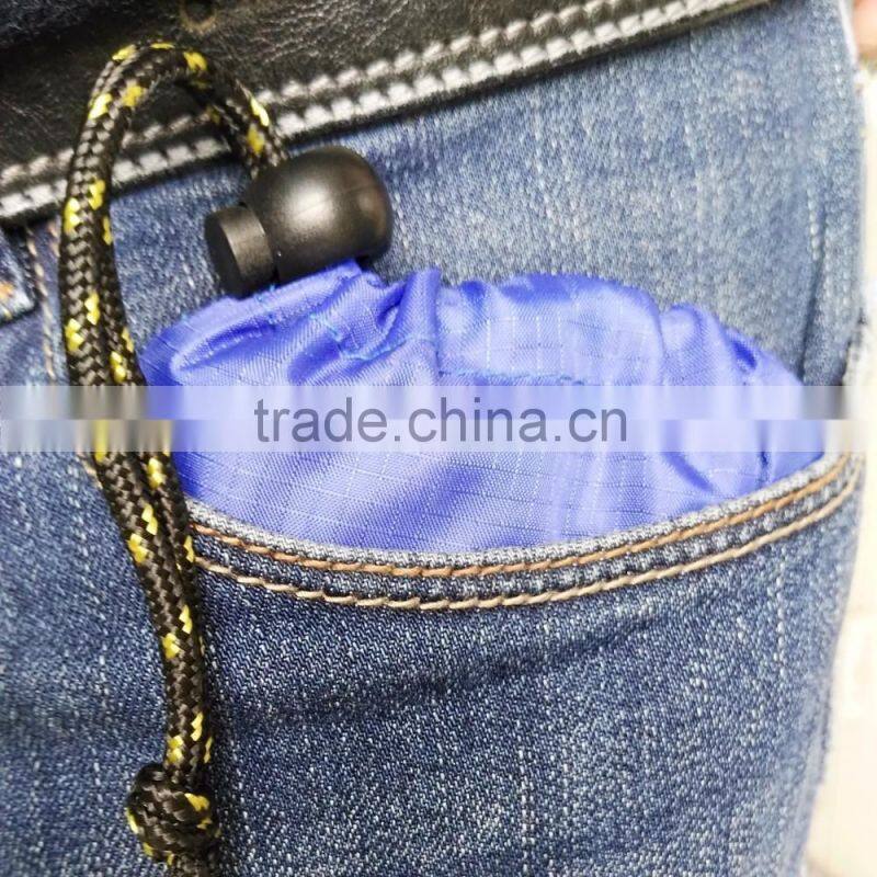 Portable Mini Hiking Picnic Beach Pocket Blanket with Drastring Pouch