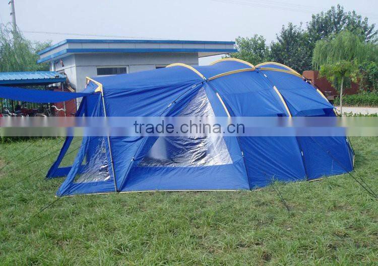 Double Layers and Fiberglass Pole Material family tent
