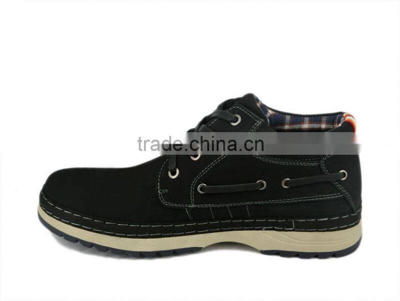 fashion new style men boots with action leather upper