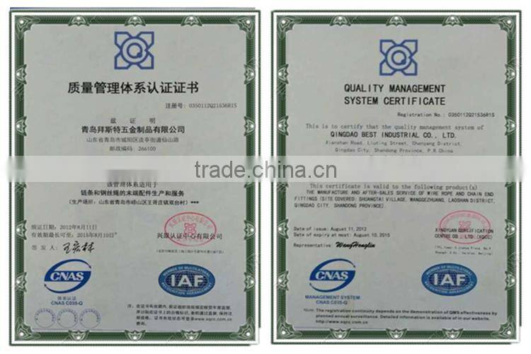 Rigging screws din1480 galvanized marine turnbuckles with both eye