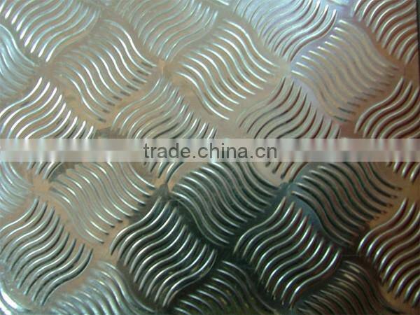 5 bar alloy coated chequered embossed aluminum tread plate /sheet