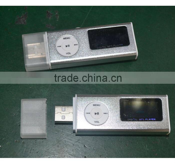 usb style mp3 player with built in speaker,double earphone port