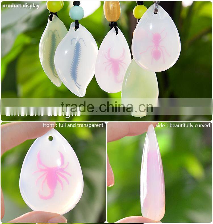 Lovers couples personalized gifts heart fda silicone charms amber pendants