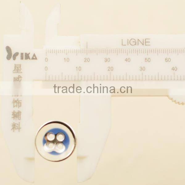 lovely small size transparent plastic resin button for shirt