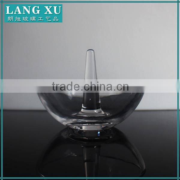 high quality clear glass ring holder wholesale