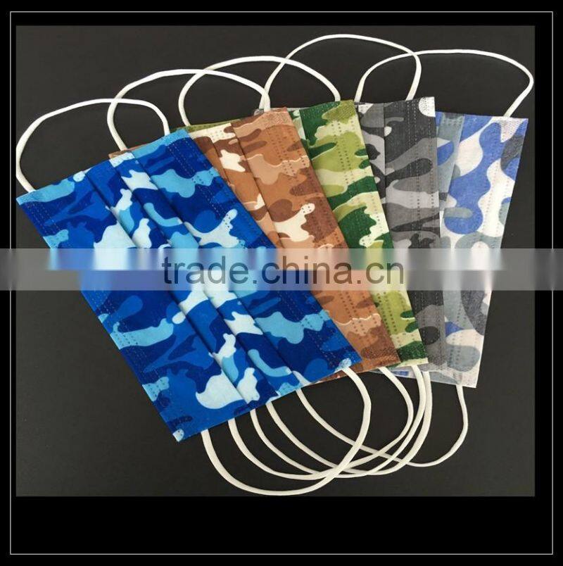 3ply blue disposable non-woven medical/laboratory face mask