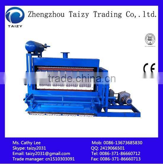 PLC+Touch screen controller egg tray machine with 12 months warranty