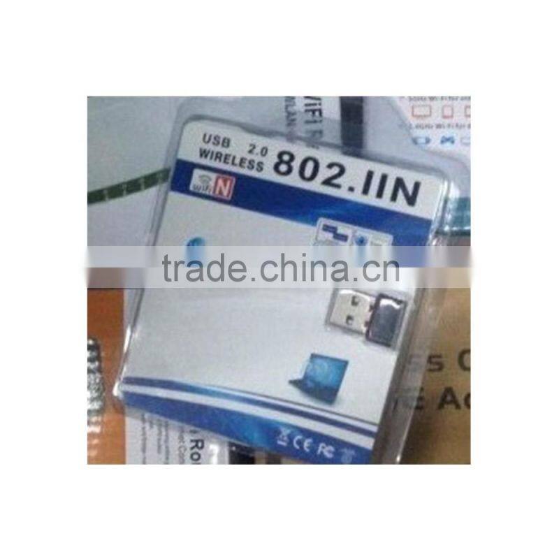 Factory Price 150Mbps 2.4GHz RTL8188 Chipset Mini Nano USB Wireless WiFi LAN Network Adapte Wi Fi 802.11n/g/b Realtek chipset