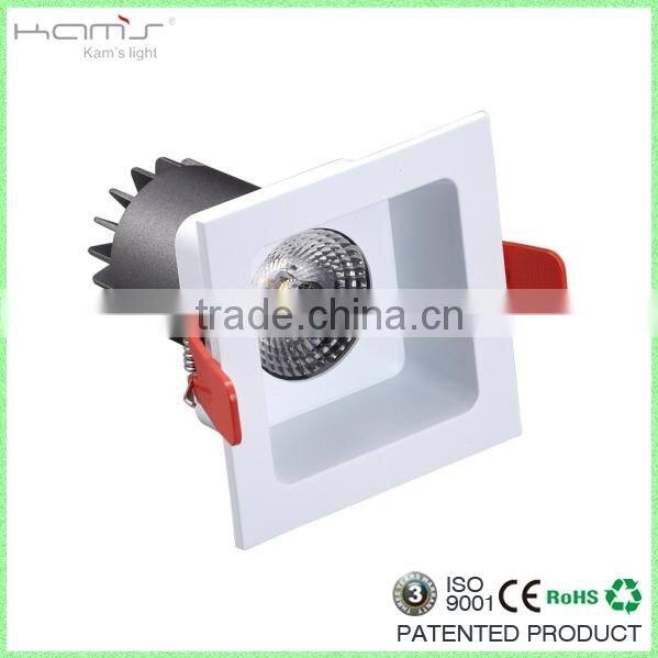 10w 85lm/w led lens ceiling square ceiling light ceiling spot light
