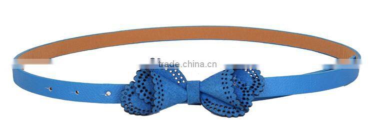 2014 Korean Fashion Ladies PU Rivet Bowknot Belt SWF-W15062925