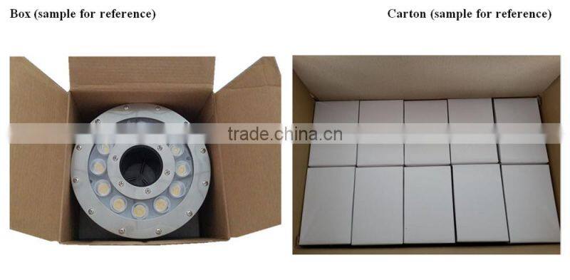 waterproof decoration fountain water led rgb 9W