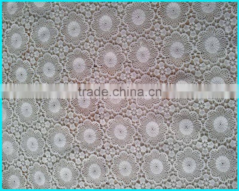 floral african lace fabrics for wedding dress