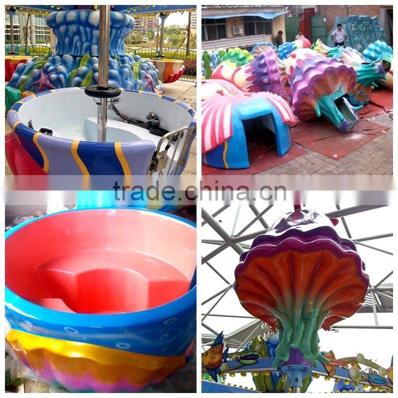 More than 10 years experience in outdoor playground equipment happy jellyfish rides