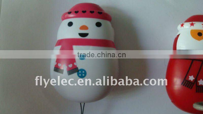 snowman shape hand press torch