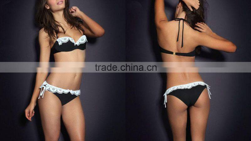 Domi sex image photos bikini sets with leopard printed and ruffled dress girls bikini and beachwear