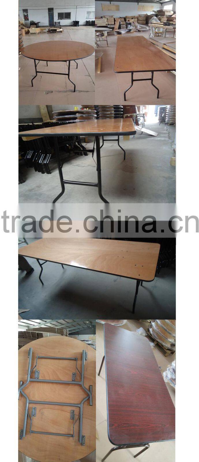Rectangle Wooden Folding Table