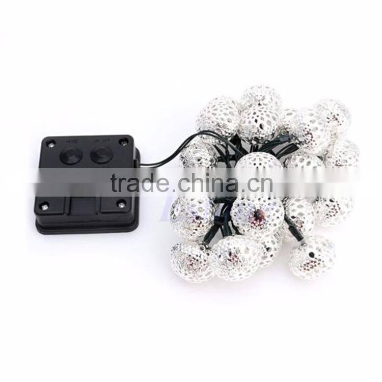 Morocco light string with solar energy 10 LED light party garden Christmas Holidays Decoration waterproof Ball led guirlande