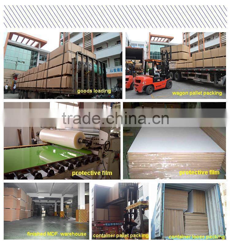 scratch proof highi gloss arylic mdf board with double sides same color