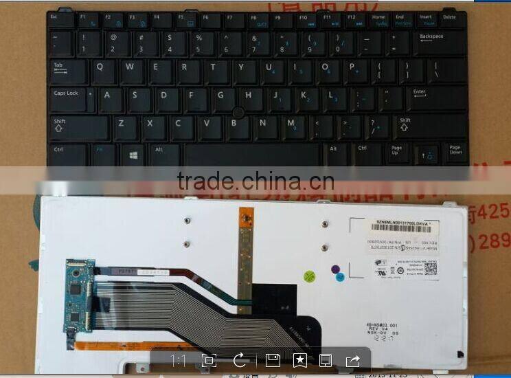 original laptop keyboard for DELL E6420 WITH backlit us layout