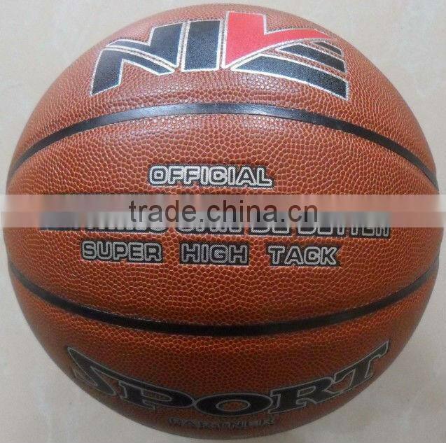 Professional size 7 PU basketball for match