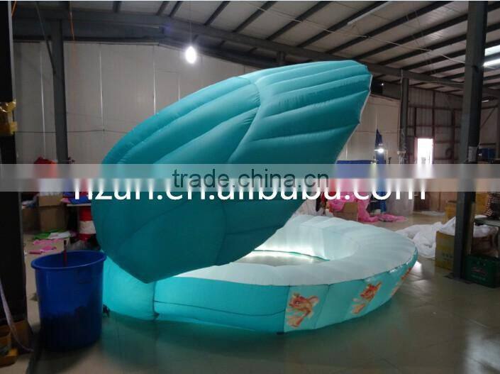 2016 Newest Inflatable Seashell for Mermaid Decoration