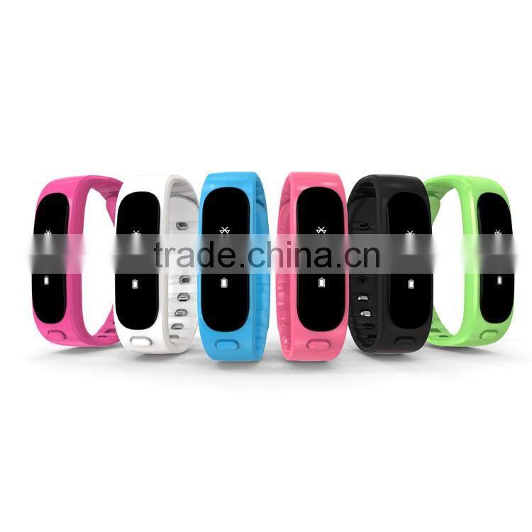 Water-proof Bluetooth 4.0 smartband smart watch wristband with pedometer, sleeping monitoring for Android IOS phones