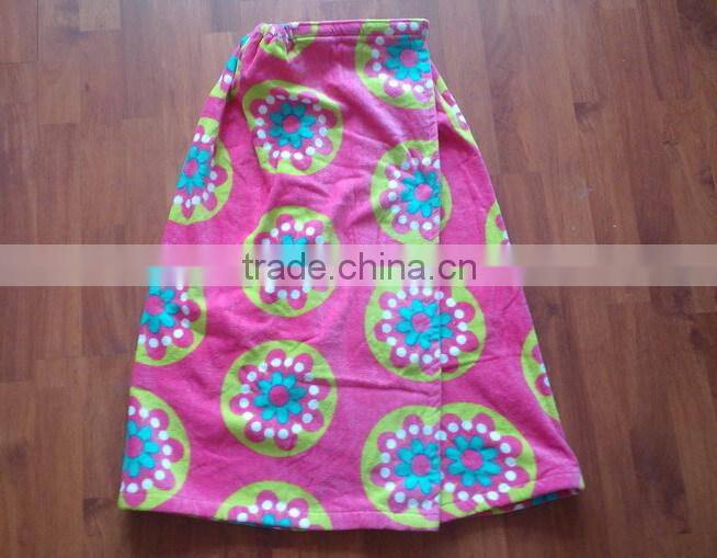 100% Cotton Custom Reactive Printed Unique Sexy Bath Wrap Towels