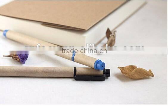 Good design kraft paper black blue neutral gel ink rollerball pen