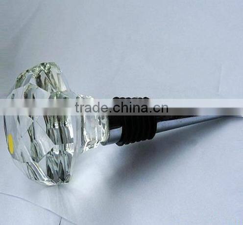 Crystal Diamond Shaped Wine Bottle Stoppers