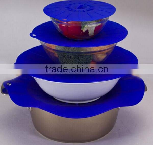 Wholesale Hight Quality Food Grade Heat Resistant Silicone Cover Flexiable Silicone Suction Lid