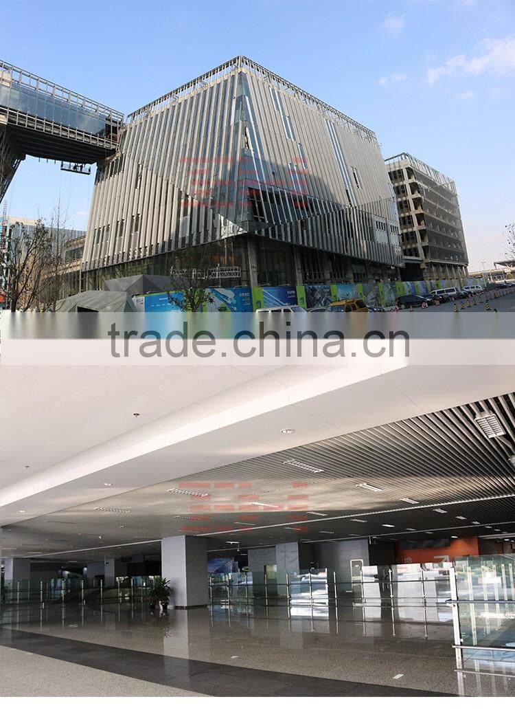 Aluminum linear ceiling cheap aluminum spandrel ceiling system