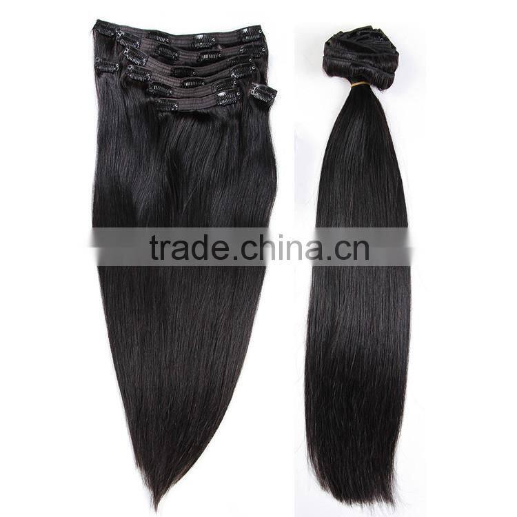 high quality remy bohemian remy clip in human hair extension