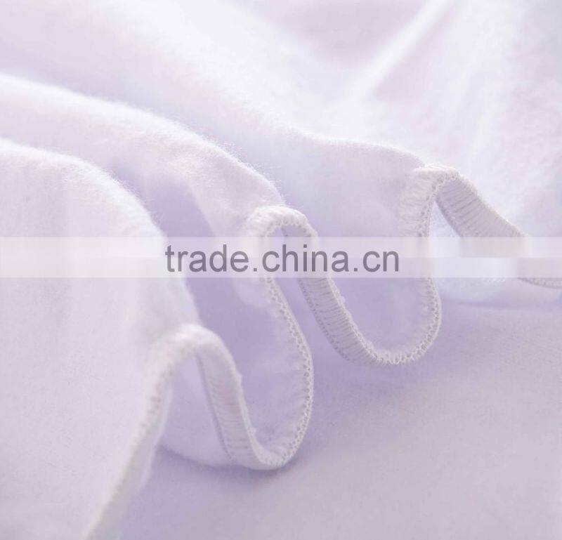 TPU Laminated Hotel Elastic Flannel Fitted Sheets 100 Cotton