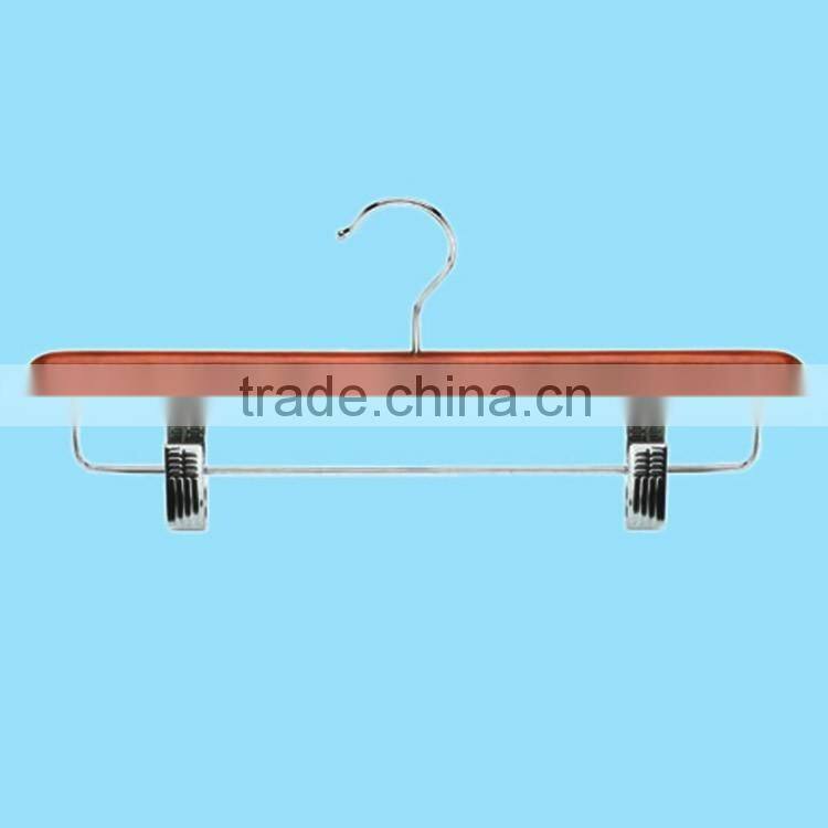 Customed logo natural Wooden Hanger For Clothes