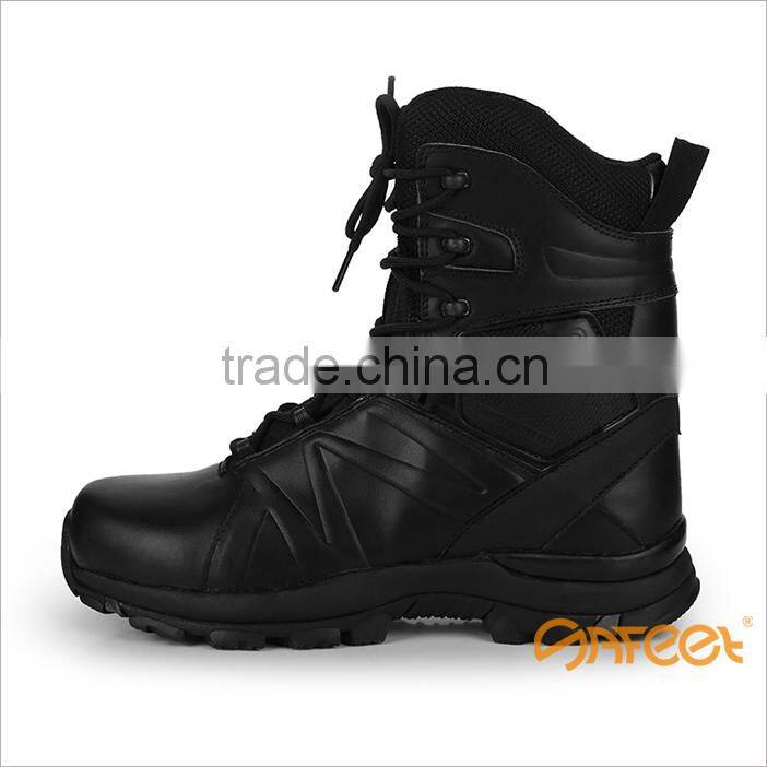 Factory Stock Hot Selling Police Protective Shoes Beige Desert Military Boots SA-8317