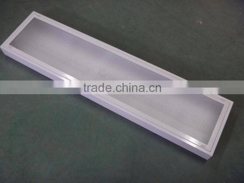 1200x300mm grille lamp lighting fixture with prismatic cover