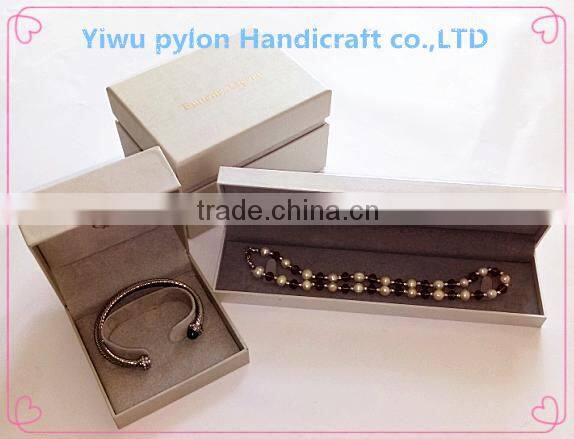 Luxury handmade custom logo paper jewelry gift box