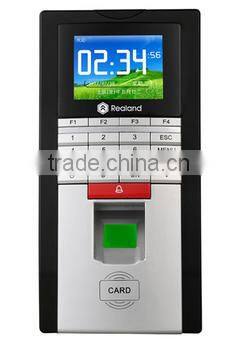 F131 Realand 2.4'' colorful display TCP/IP, RS485 Biometric smart card reader and finger print access control