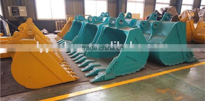 Customized PC400-8 Excavator Standard/Rock/Strengthened bucket, PC400 Excavator Bucket 1.9-2.1M3 for sale