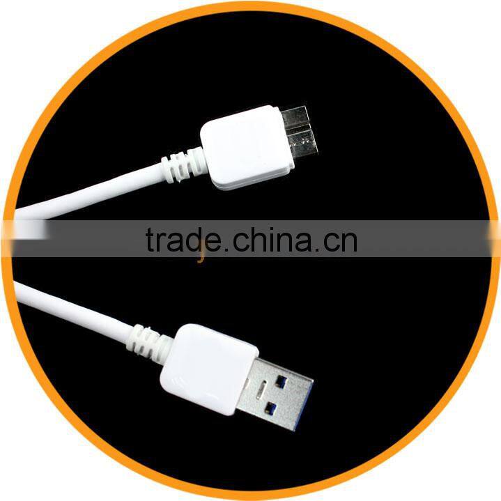 1M Note 3 USB 3.0 Cable A Male to Micro B Male Data Sync Charger Cable White from dailyetech