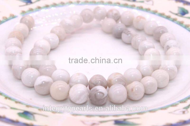 Natural gemsotne crazy agate loose strand 6 8 10 12mm crazy natural white agate