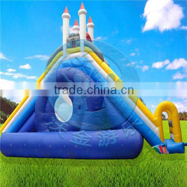 Giant size inflatable slip and slide for adult/giant inflatable water slide