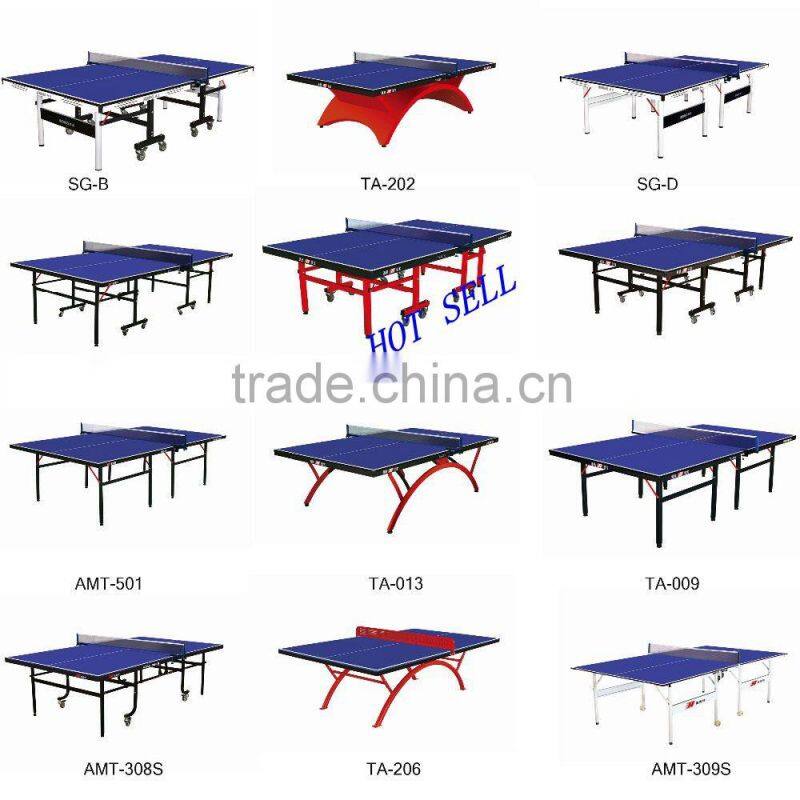 Mini high quality sports equipment/portable children folding legs tennis table