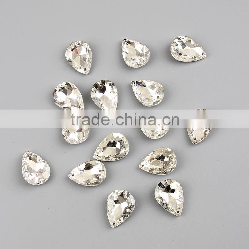 Crystal Glass Bead Sew On Rhinestone Accessories
