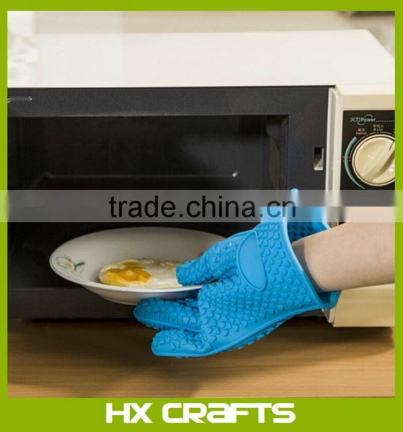 Wholesale high quality silicone oven mitt kitchen cooking oven silicon BBQ glove