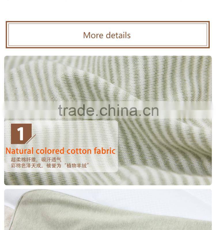 GOTS organic cotton pillow caseChildren care health pillow stripe pillow