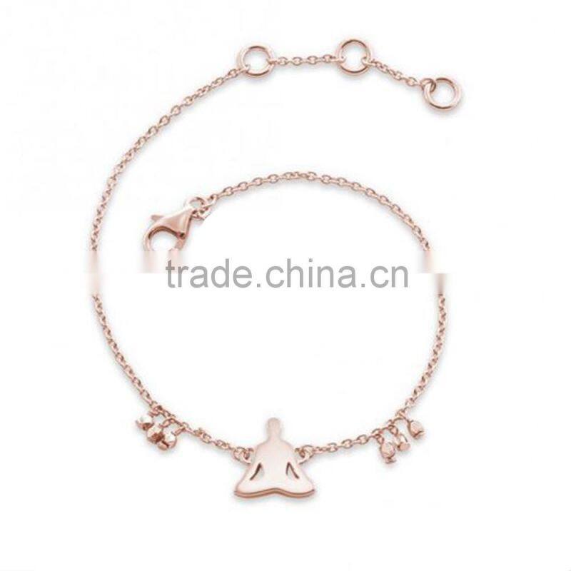 China factory yoga chakra bracelets , stainless steel chakra bracelets (YZ-006)